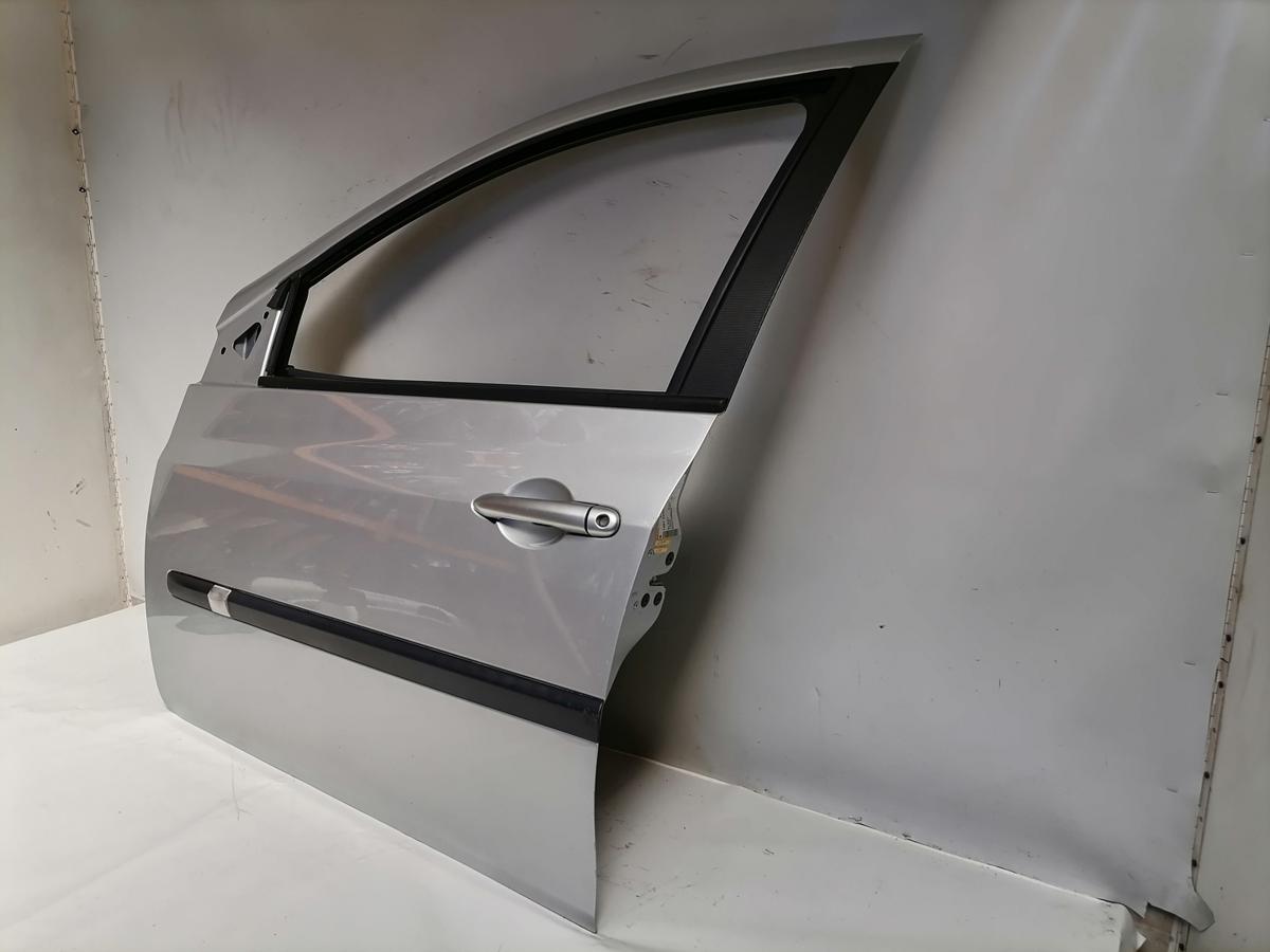 Renault Clio 3 Bj.2007 original T&uuml;r vorn links TED69 Grau 5-T&uuml;rer Rohbau